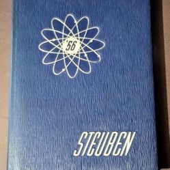 1956 Steubenville Ohio Wells High School Yearbook Steuben Vintage Collectible 