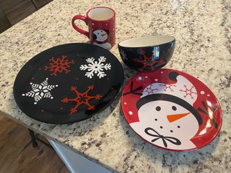 Christmas Dining Plate Set