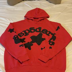 Beluga Red Sp5der hoodie