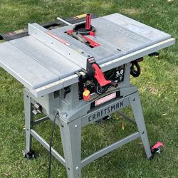 Table Saw With Stand 