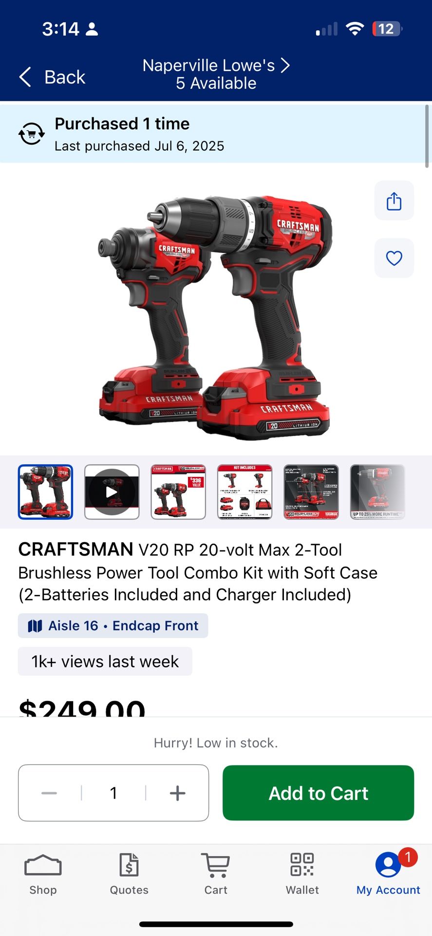Craftsman Brushless Tools And Bit Set 