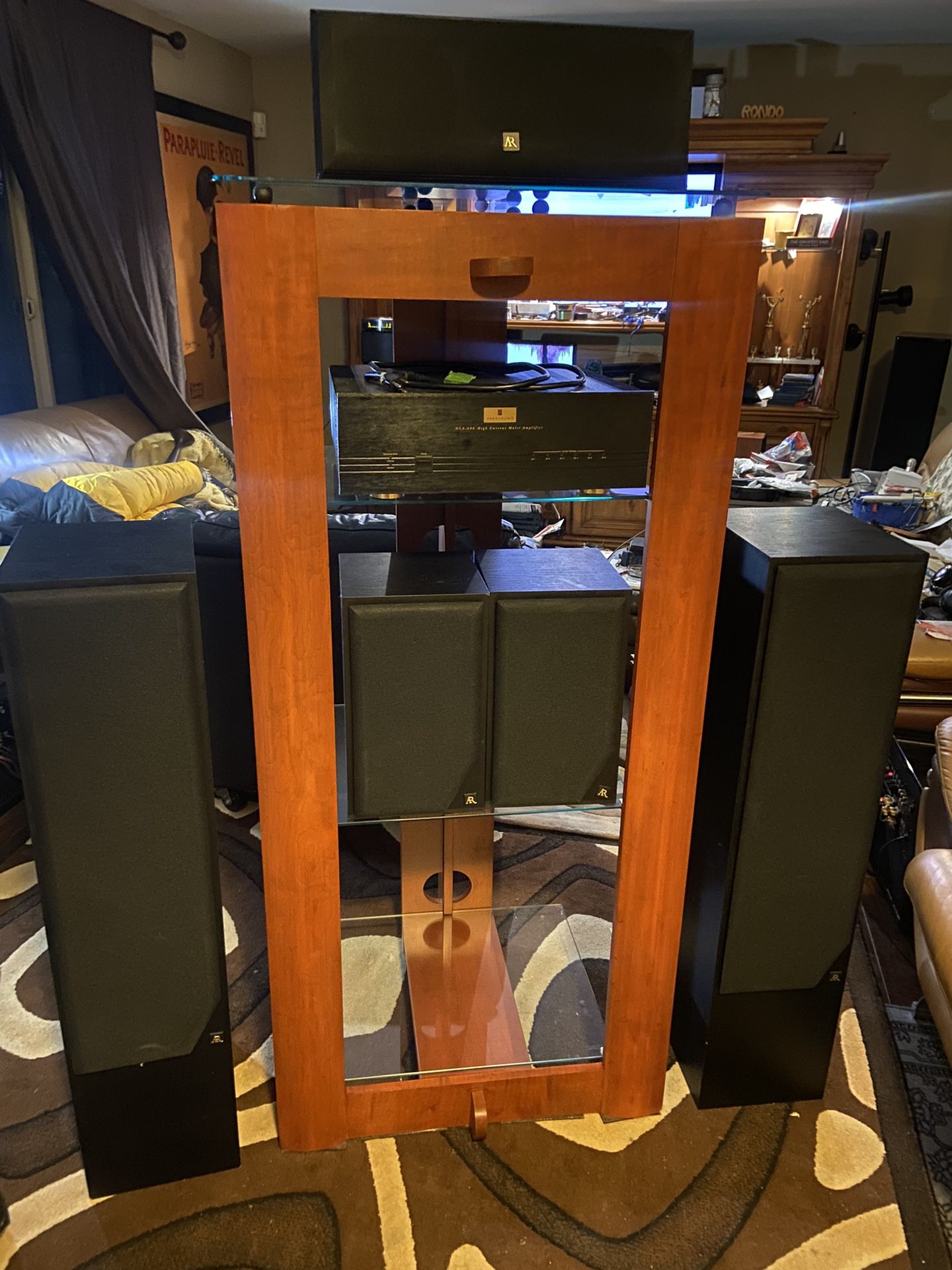 Audio Equip Rack & 5 Speaker Surround Set for Sale in Phoenix, AZ - OfferUp
