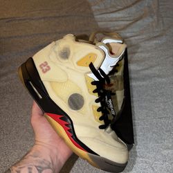 Jordan 5 Off white sail
