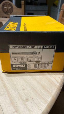 Dewalt power-stud + SD1