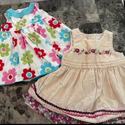 Baby Girl Dresses Size 0-3 Months