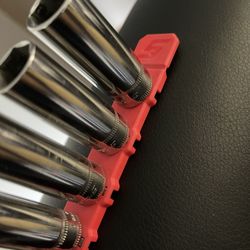 12pc 1/4” Drive 6-Point Metric Flank Drive.