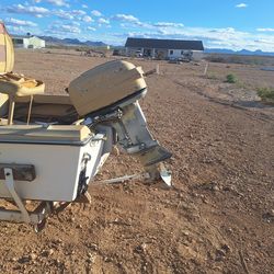 1958 Johnson 35hp 2 stroke outboard