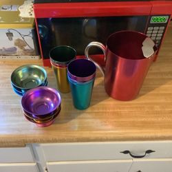 Pretty Rainbow Dish Set