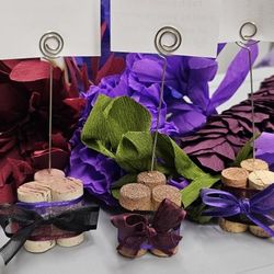 Decorative Wine Cork Place Card Holders