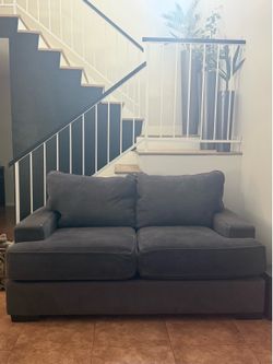 Dark Grey Comfy Couch