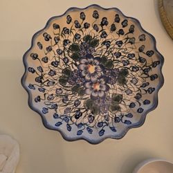 Decorative Pie Dish from Poland Krakau