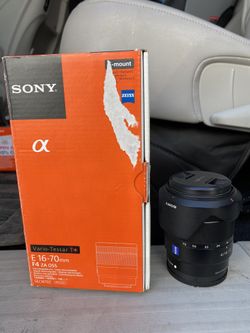 Sony lens 16-70mm F4 ZEIZZ T*