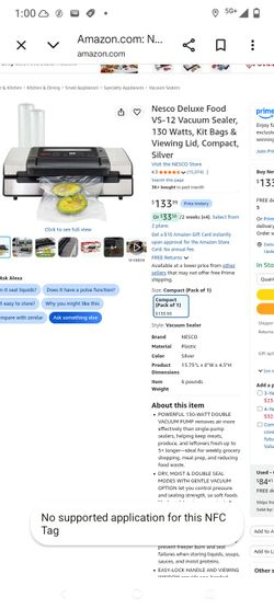 Nesco Deluxe Vacuum Sealer
