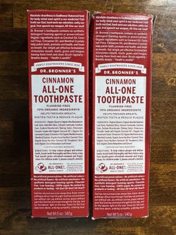 Dr. Bronner's - All-One Toothpaste (Cinnamon, 5 Ounce) 2ct