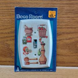 Vintage Country Kitchen Light Switch Plate Cover American Track & Hardware Co. 1970's 
