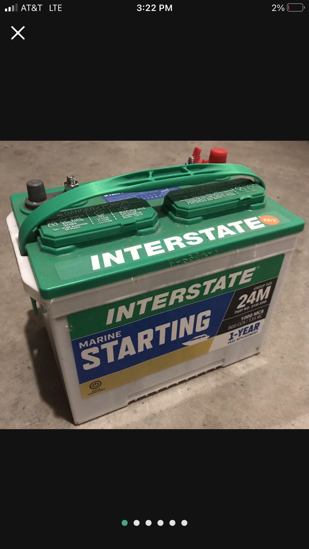 Interstate Marine Battery