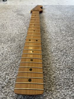 Warmoth Roasted Maple Guitar Neck, S-style 10-16 for Sale in San