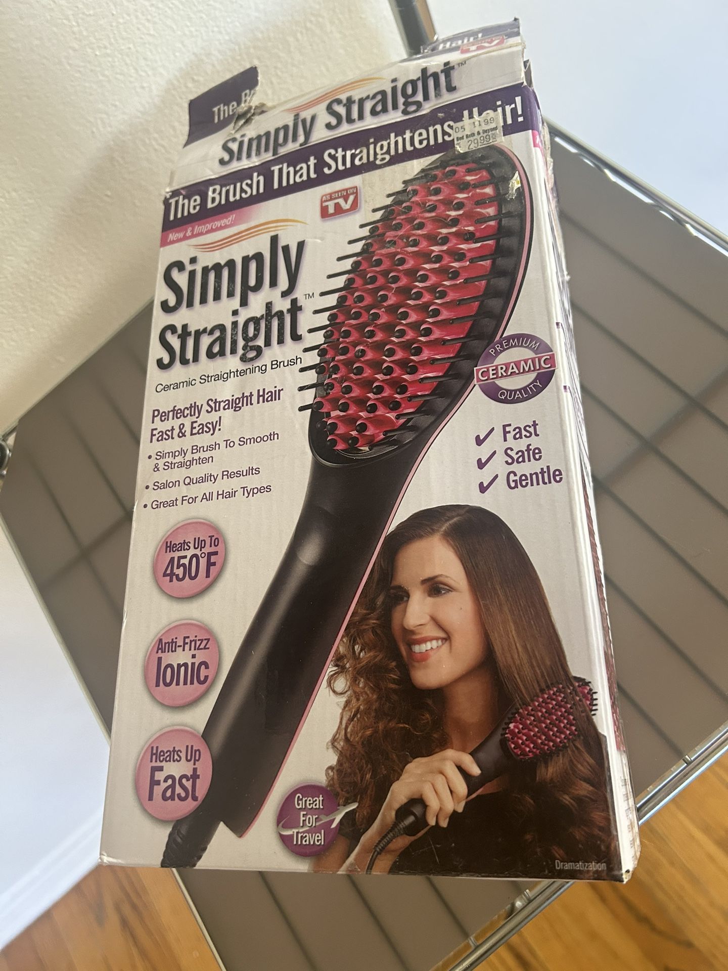 BRAND NEW -HAIR STRAIGHTENER HAIR WAND