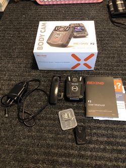 Rexing P2 Body Camera with Accessories