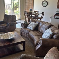 Beautiful leather couches