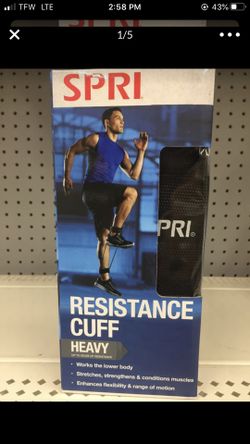 New Sealed Box Resistance Cuff (Heavy) Works the lower body stretches strengthens and conditions muscles enhances flexibility and range of motion not