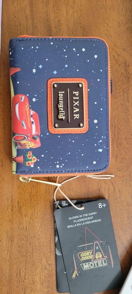 Loungefly: Disney Pixar Moments - Cars Cozy Cone Zip Around Wallet