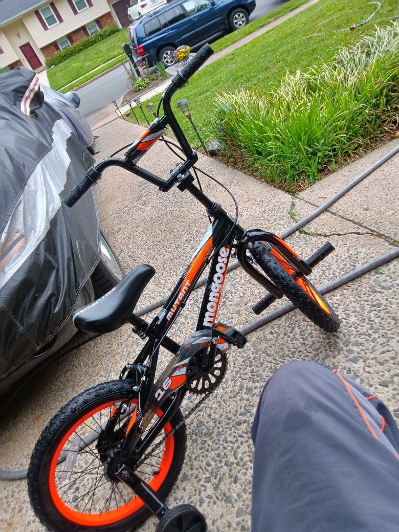 16 Inch Mongoose Bike With Training Wheels How You Doing