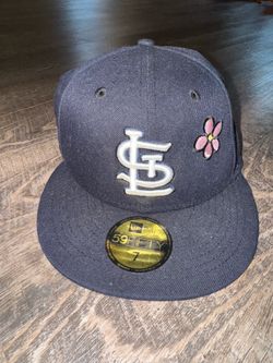 St. Louis Cardinals New Era 59FIFTY Fitted Hat Size 7 Floral Embroidery