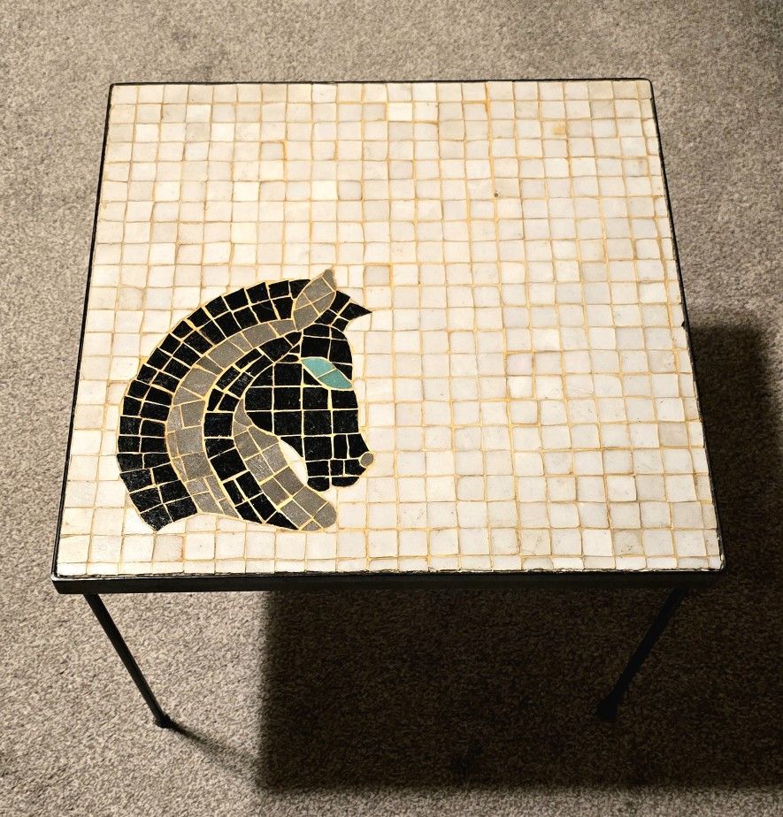 Mid-century mosaic table 