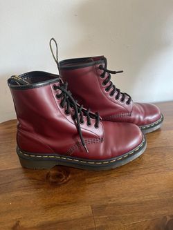 Dr. Martens 1460 Cherry Red Leather Boots