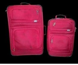 Red Olympia Luggage/ Suitcase/Baggage  With Wheels And Retractable Handle