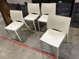 White Leslie Chairs