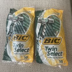 Bic Twin Select Razors 2-10 Pack 