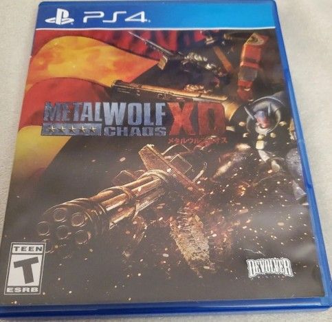 Metal Wolf Chaos XD For PlayStation 4