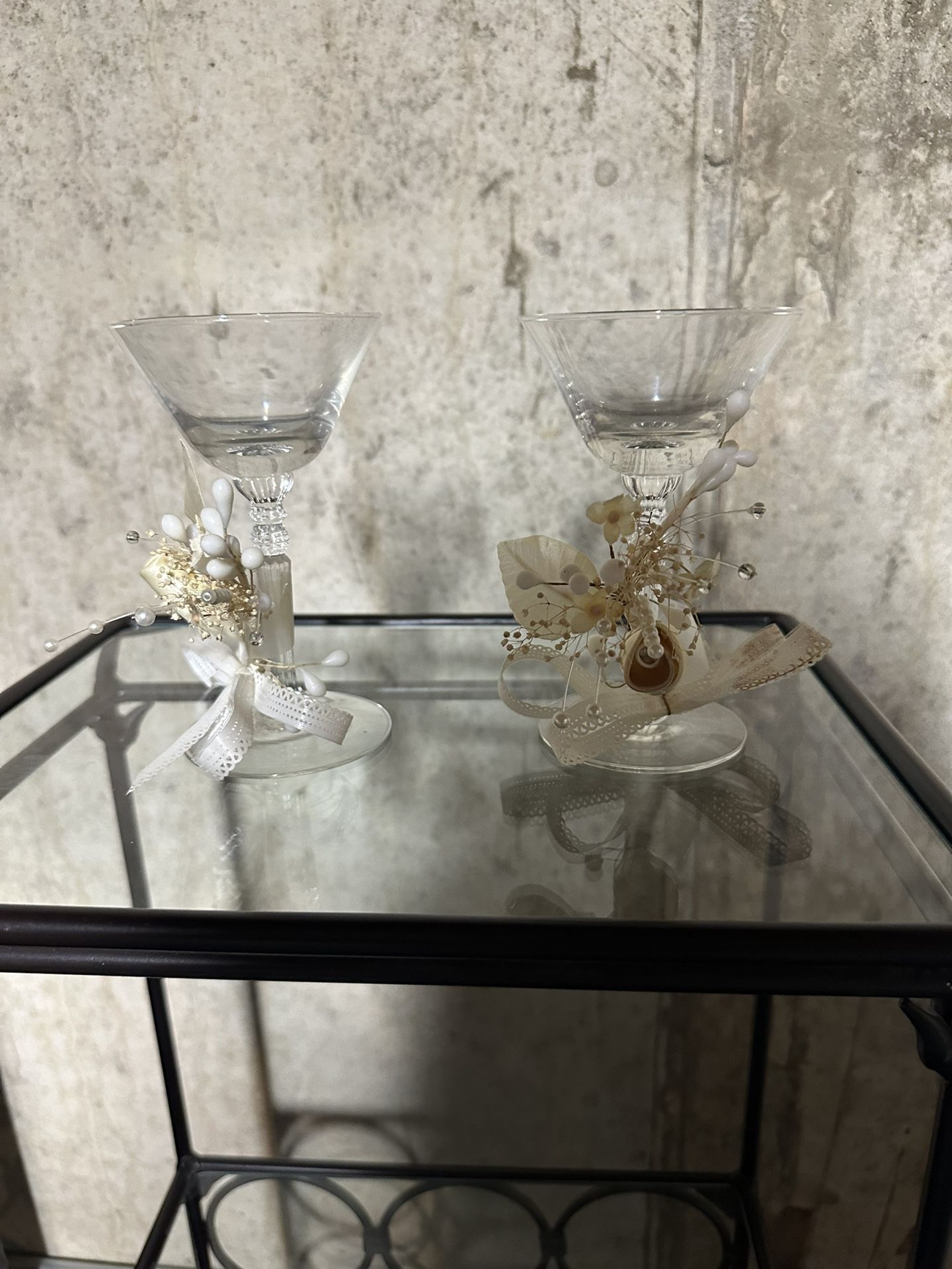 The Pair Of Wedding Toast Glasses