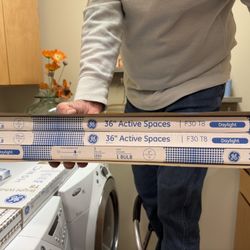 3 GE Flourescent Light Bulbs 36” 