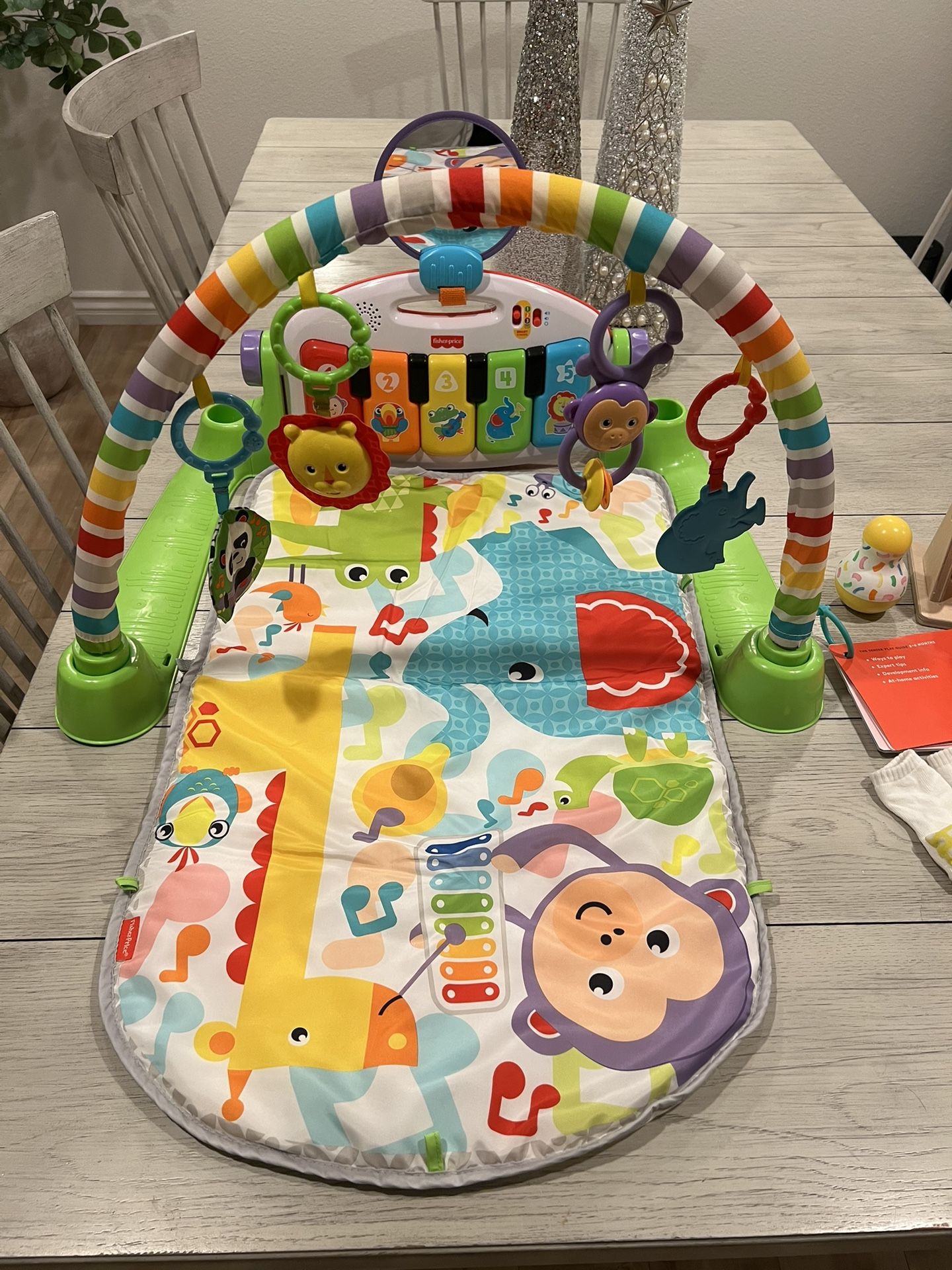 Lovevery Sensory Playkit (5-6 Month Old) And Fisher Price Playmat