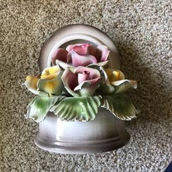Ceramic Flowers In Pot