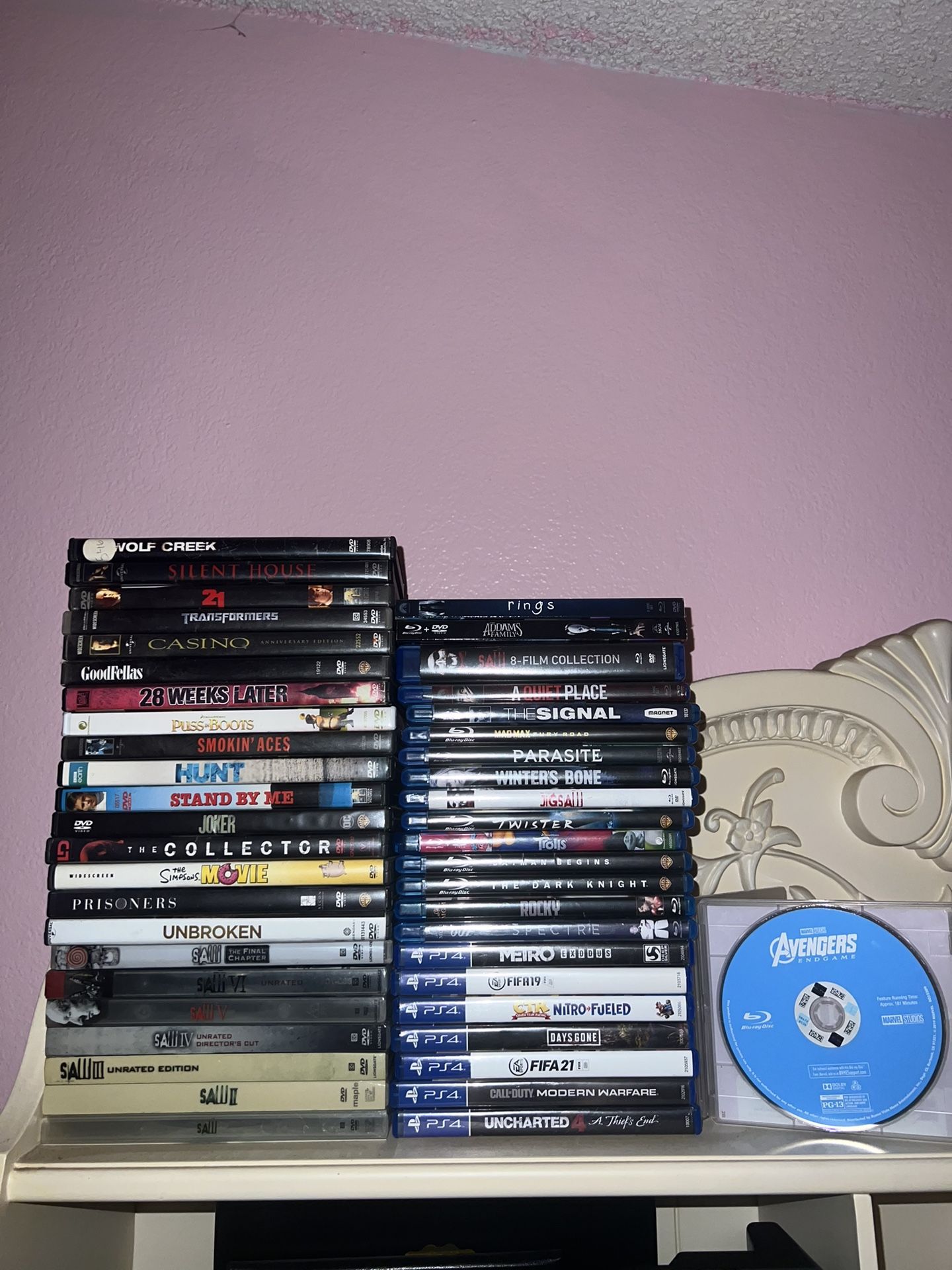 PS4 Games, DVD And Blu-ray Movies