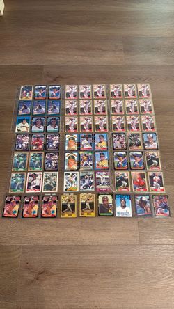 1980s Baseball Rookie & Star Lot - Bonds McGwire Canseco Larkin Maddux Bo Jackson