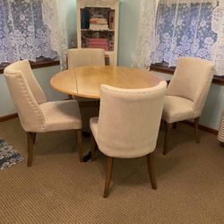 Drop Leaf Dining Table And Chairs 