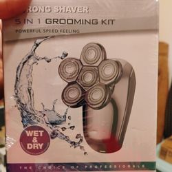 New Sealed Box,5 In 1 Strong Shaver Grooming Kit 