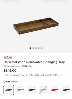Baby changing table topper for dresser