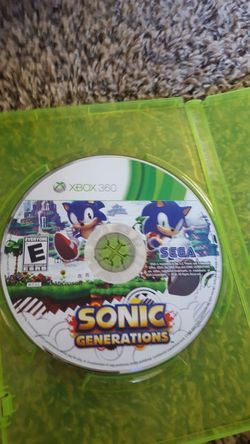 Xbox 360 game sonic sega