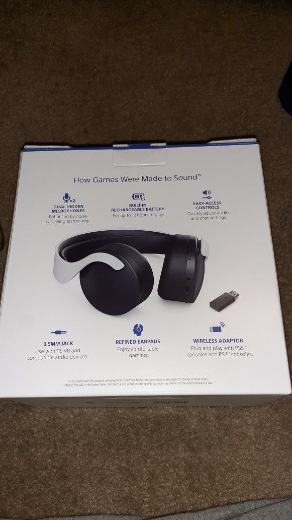 Sony PS5 3D Pulse Headsets