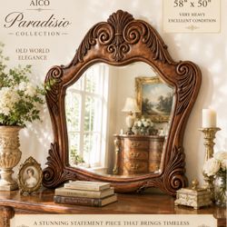 Beautiful! Michael Amini / Aico  “ Paradisio” Dresser Mirror.