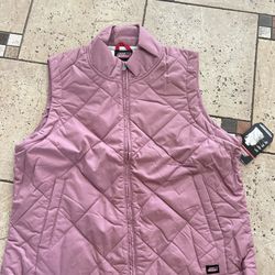 NWT Genuine Dickies women water resistant quilted vest Size XL