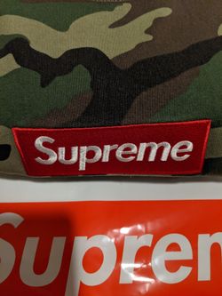 Supreme Woodland Camo Box Logo Crewneck