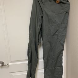 Olive Green Carhartt Scrub Set Size L
