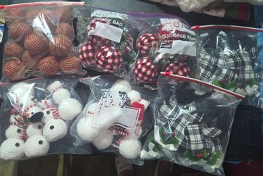 Christmas Ornament Lot – 6 Bags